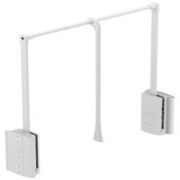 2004 WithRobe Pull Rail 770-1200mm Wht/Wht