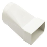 Manrose 100-110mm Rnd-Rect D.Adp PVC Grey