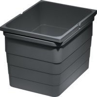One2Five+Seven Bin 153x230x310mm Dk Grey