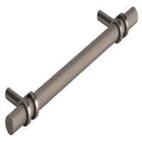 Barchester Pull Handle Dbl Iron SN 160mm Fixing Centres