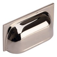 Albury Cup Handle Brass Polished Nickel 192mm Fixing Centres