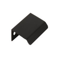 Curve Profile Handle Aluminium Matte Black 32mm Fixing Centres