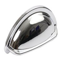 Ariel Cup Handle Zinc Alloy Polished Chrome 76mm Fixing Centres