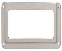 Label Frame Steel Sat Nickel Plt 93x42x2mm