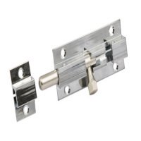 Barrel Bolt w Keep 40mm Brass CP