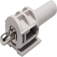 Kintai Edge Bore Shelf Support Zinc Alloy/Plastic Grey