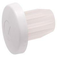 Door Buffer D5x2.5mm Plug-in Plastic Wht