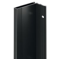 Slido F-Hd26 A1 Handle Profile 2.5m Aluminium Black