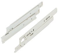 Roller Drawer Runner Base Full 50kg 600mm Wht