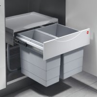 Hailo Tandem 500 Bin 18+12L Lt Grey