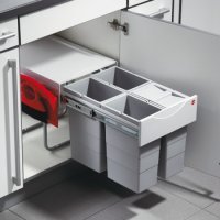 Hailo Tandem 400 Bin 4x10L Lt Grey