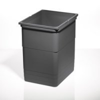 One2Five+Seven Bin 230x306x450mm Dk Grey