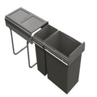 Tek PO 300 Bin Hinged 10+20L Dark Grey