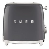 Smeg FAB TSF01GRUK Toaster 2 Slc Satin Grey