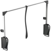 WithRobe Lift Pull 620-950mm 10kg Black/Chrome