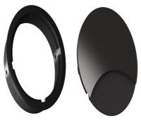 BachM Loop Round Cbl Outlet D80mm Zinc Alloy Black