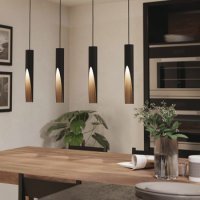 Eglo Barbotto 4 Plastic 4x4.5W GU10 Black/Oak