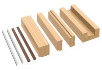 Hafele Optimo Jamb Kit 125mm FR FD30