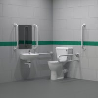 Nyma Pro Doc M Fixing Centres Toilet Set Wht 9016