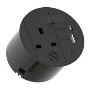 BachM Loop In Charge Pwr OL Plastic Black