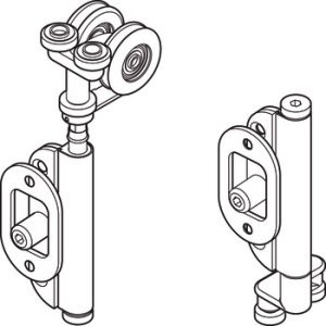 HafeleFld 100U End Hanger Sec RH 316 GSS