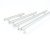 Beswick Bar Handle Steel/Brs PC D12mm 96mm Fixing Centres