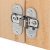 180D Hinge 13mm for Folding Drs SF Zinc Alloy NP
