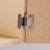 Cranked Flush Hinge 15-19mm 50mm Steel Bright Zinc Plated