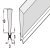 HafeleFld 100U Track Seal 6.0m Black