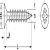 Hospa Screw Ful Countersunk PZ2 D4.0x25mm Brn