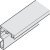 Hawa Junior 80 Side Fix Profile 2.5m Anodised