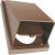 Manrose 100mm WP Cwl Wall OL Rnd Brw