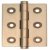 Butt Hinge Button D6.5x 50x38mm Brs SN