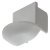 Loox5 1191 Profile Rectangle Endcaps Plastic Silver
