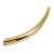 Bow Handle Steel Polished Brs D10x30mm 128mm Fixing Centres