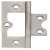 Flush Hinge 75x51mm Brass SCP