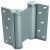 Spring Hinge Dbl Act 150x95mm Steel Silver