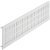 Ventilation Grille Phillips Sqr 100x500mm Anodised Silver Fire Rated