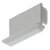 Loox5 1193 Profile Rectangle Endcaps Plastic Silver
