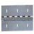 Cont Hinge 1834x25mm 62 Holes Aluminium Self