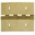 Cont Hinge 1834x51x1.2mm 36 Holes Brs Polished Brass