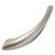 Manila Bow Handle Zinc Alloy Matte Nickel 96mm Fixing Centres