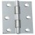 1838 Butt Hinge 75x49mm Steel Bright Zinc Plated