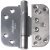 3D Adjustable Door Hinge - 92 x 92 x 14/2.7mm - Chrome