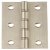 Butt Hinge DSSW Sqr 76x50mm Stainless Steel PSS