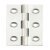 Broad Style Hinge 51x29mm Brass SC