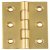 Butt Hinge DPBW Sqr 76x50mm Brass SN