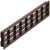 Ventilation Grille Rectangle 400x72mm Plastic Brown