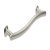 Kyle Pull Handle Zinc Alloy Matte Nickel 128mm Fixing Centres