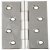 Butt Hinge DPBW Sqr 100x67mm Brass CP